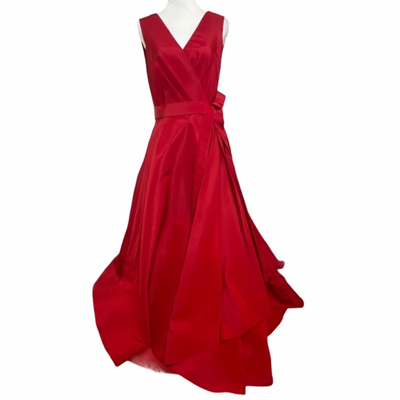 Carolina Herrera Dresses & Skirts - Carolina Herrera 100% Silk Red Ball Gown Maxi 10